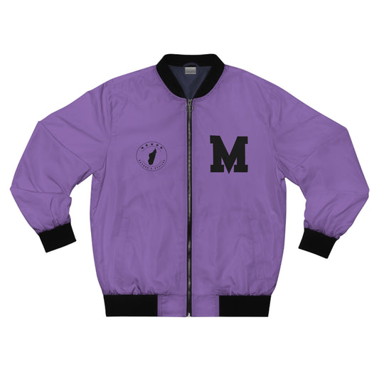 Veste Bomber pour hommes - Violette - Madagascar Creations