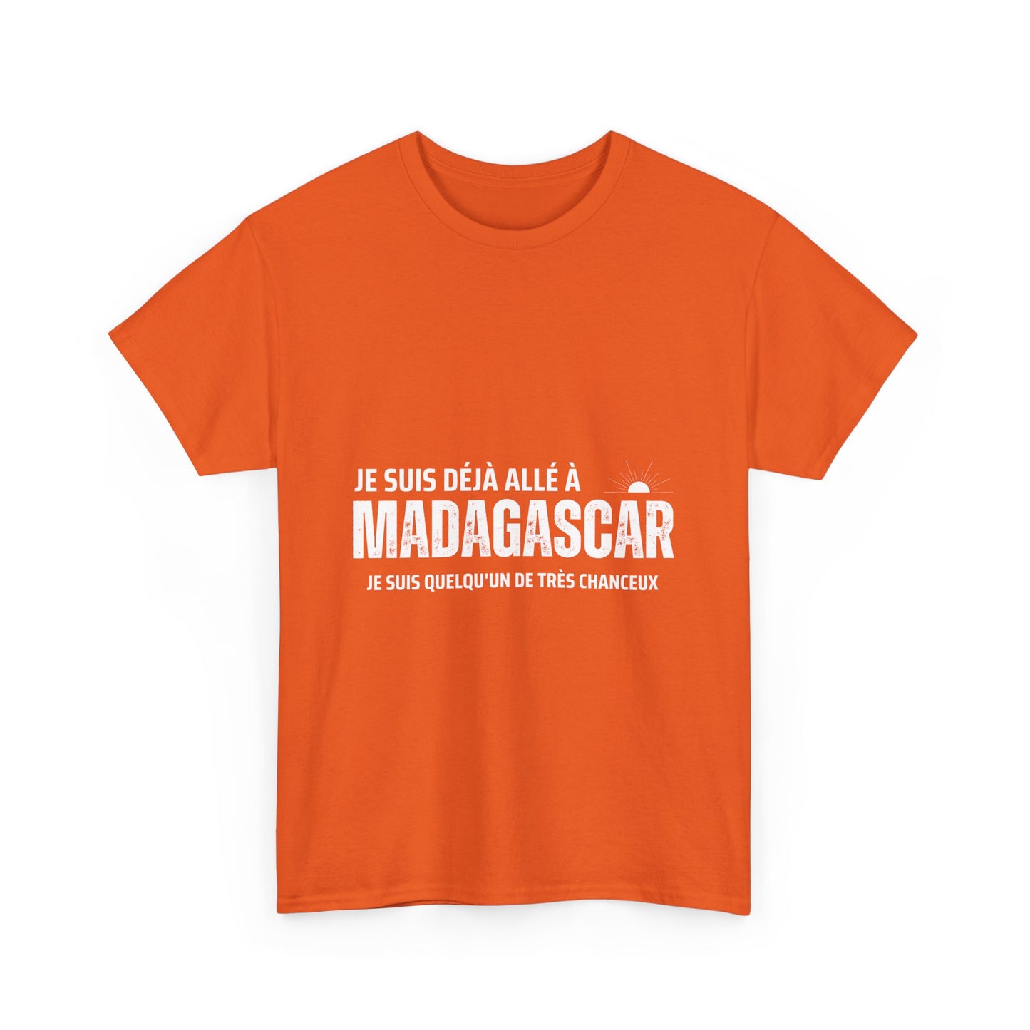 T-shirt unisexe en coton épais - Madagascar Creations